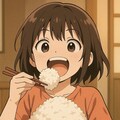 ごはんもりもり少女フィギュア 2枚目