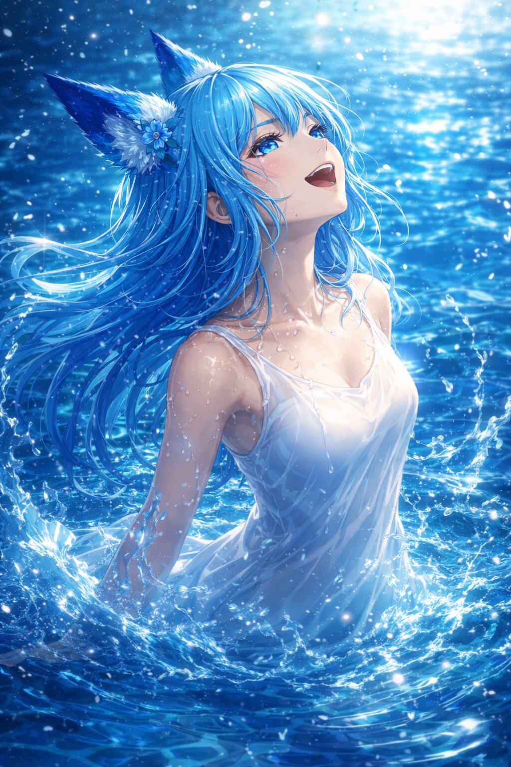 姫猫と青