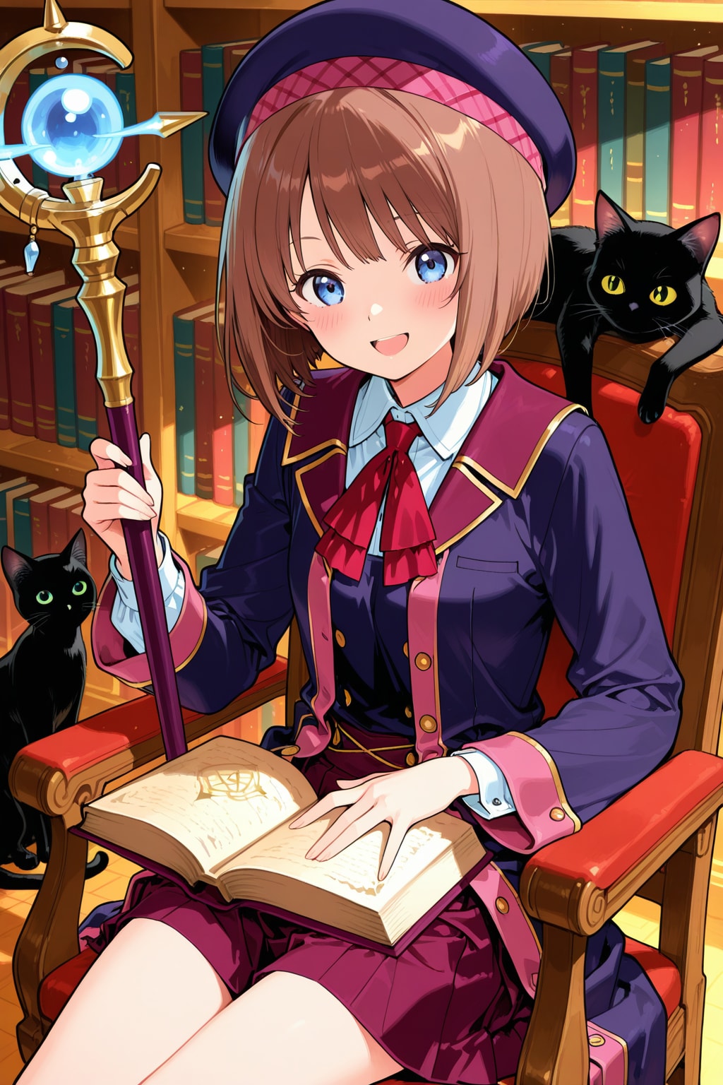 猫と魔法のお勉強