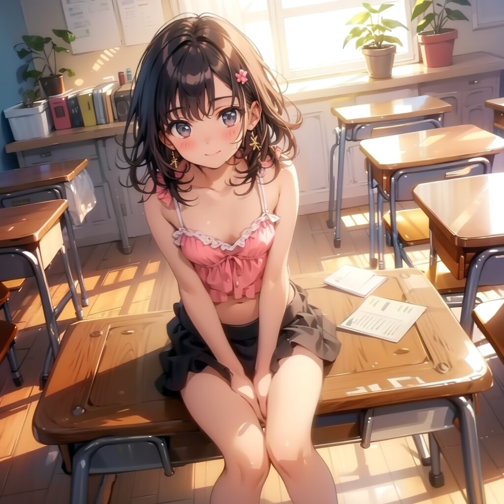 放課後キャミ少女