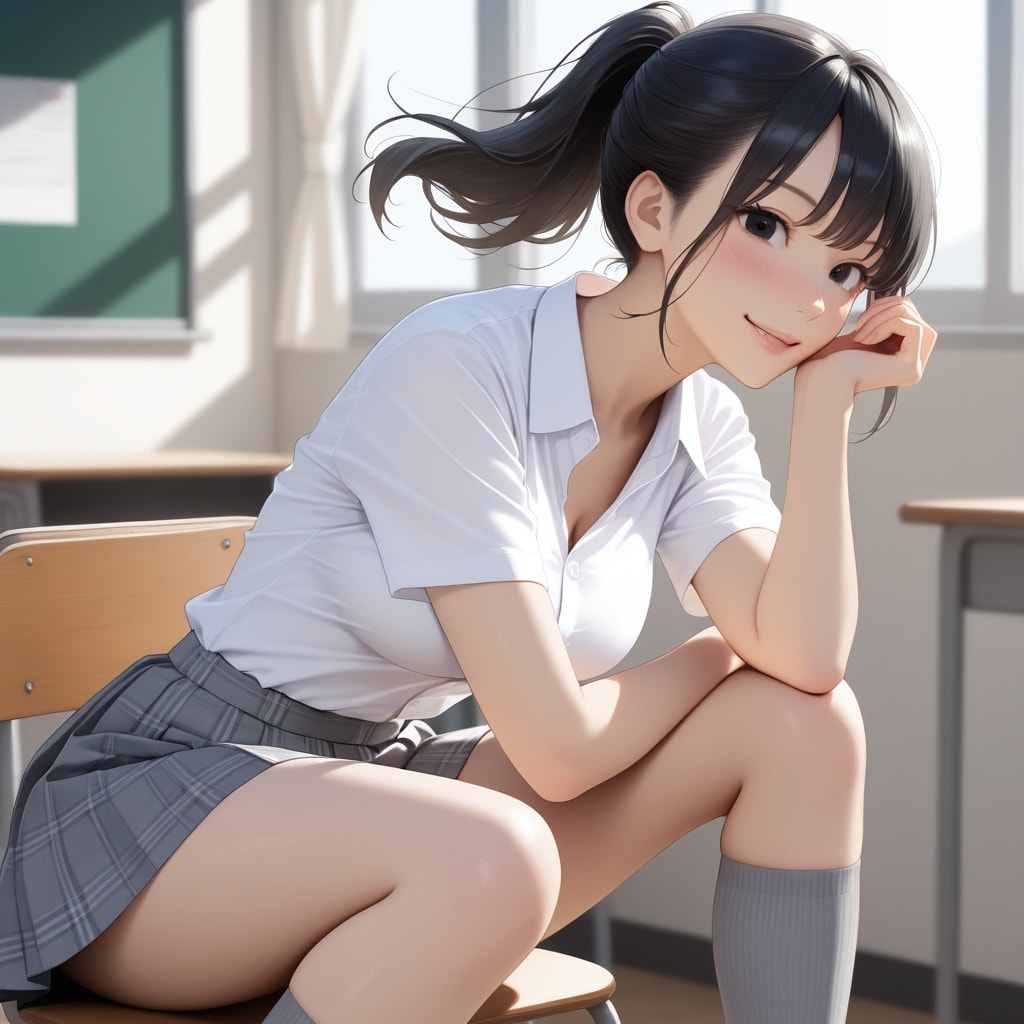 夏服のお姉さん