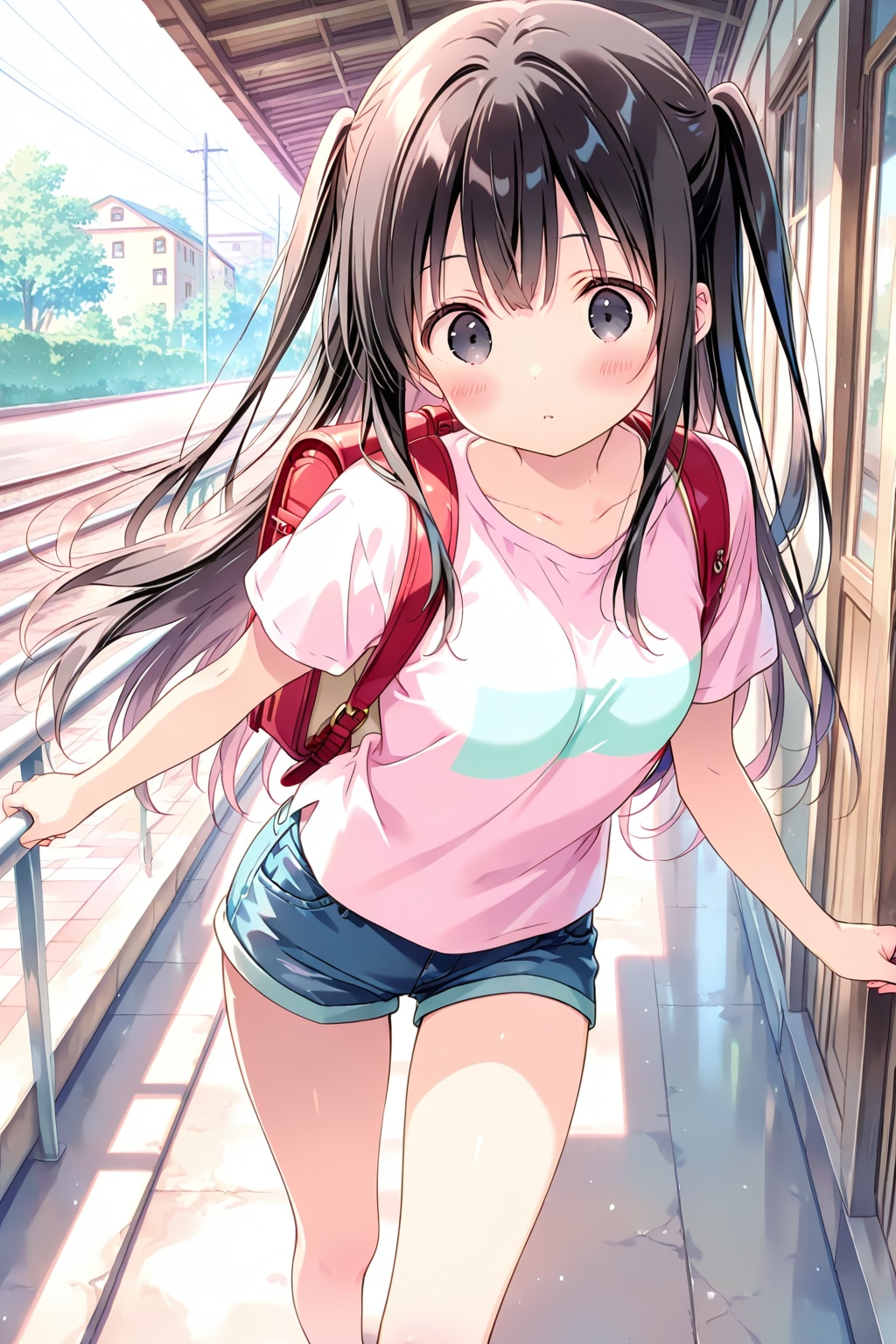 地方で会った女の子💕