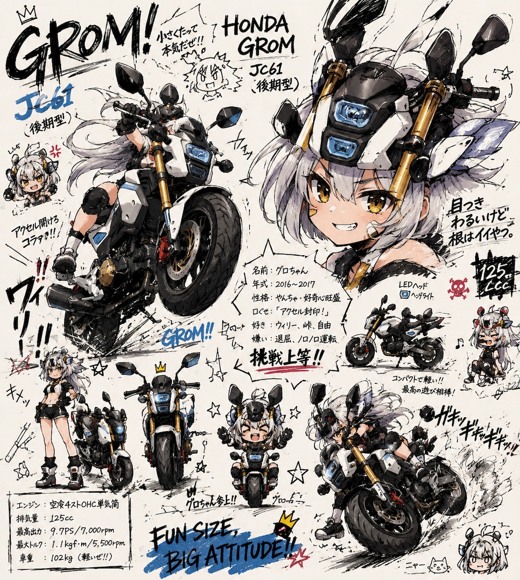愛車を擬人化してみた