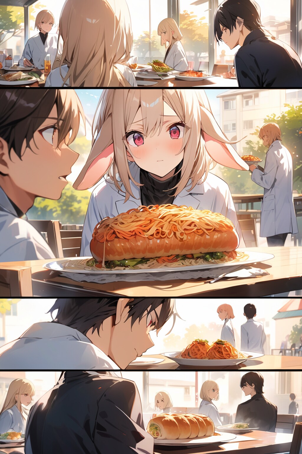 焼きそばパンチャレンジ　2024-06-18 | の人気AIイラスト・グラビア