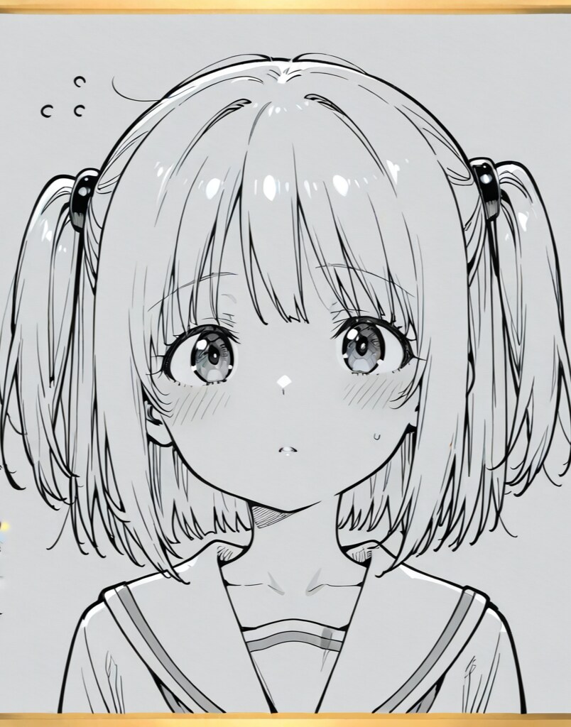 下書きの女の子 | の人気AIイラスト・グラビア