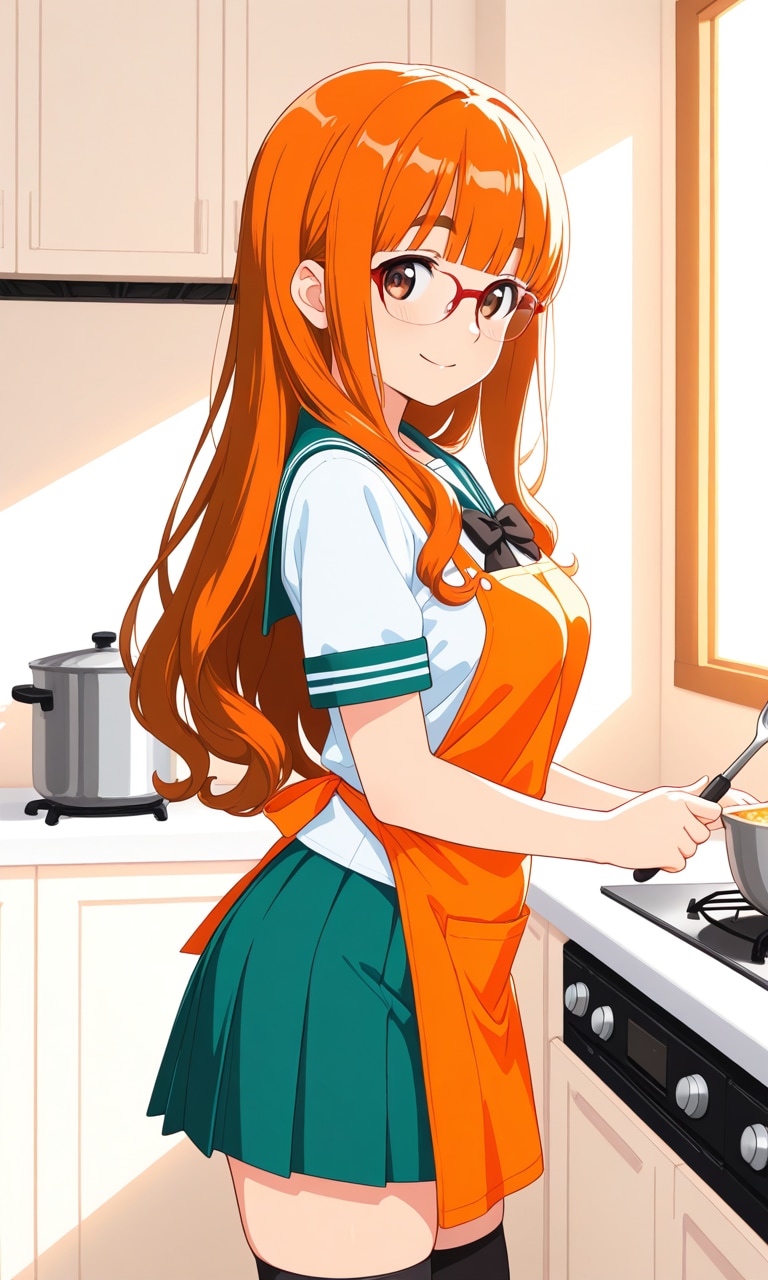 眼鏡っ娘_「ガールズ&パンツァー」武部沙織