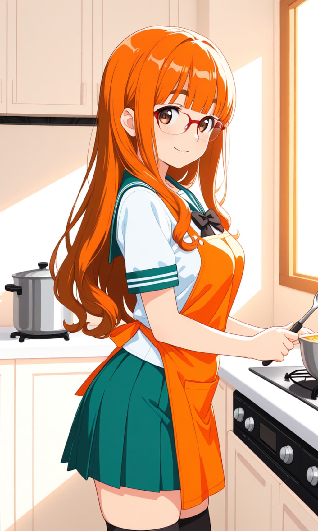 眼鏡っ娘_「ガールズ&パンツァー」武部沙織