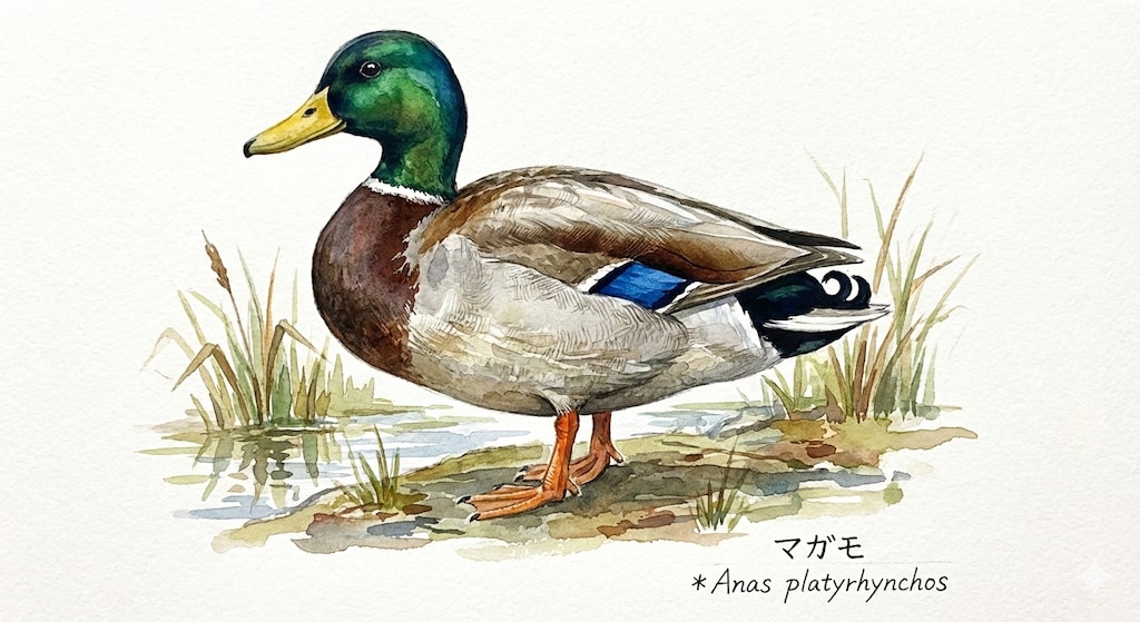 鳥(水彩画)(Gemini)(96)