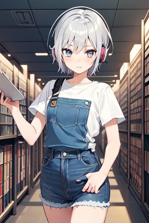 大書斎ヘッドホン | の人気AIイラスト・グラビア