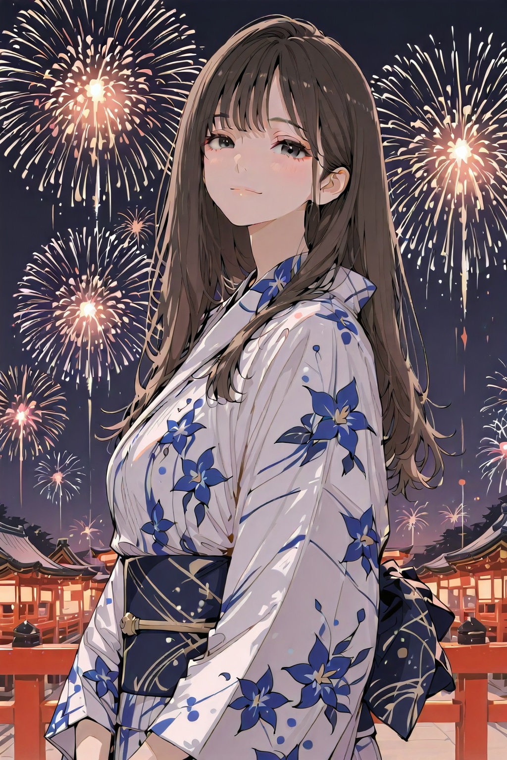 同じ花火鑑賞プロントで