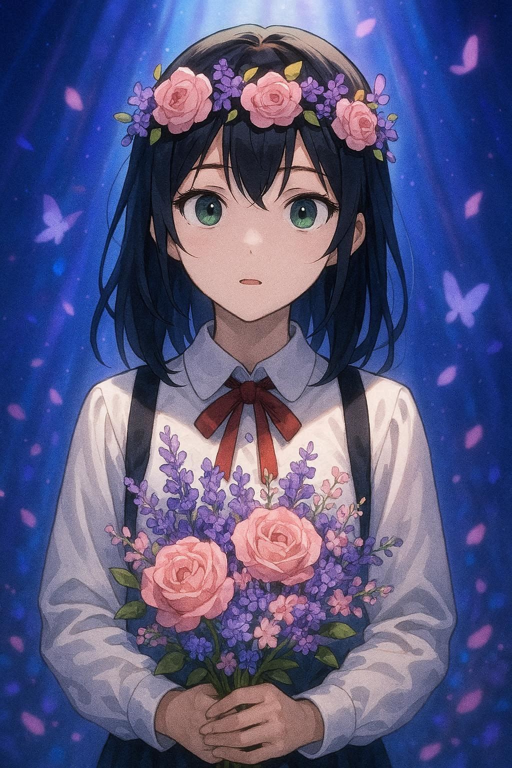 １ラベンダーのプレゼント | の人気AIイラスト・グラビア