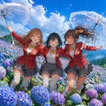 紫陽花畑でつかまえて 2枚目