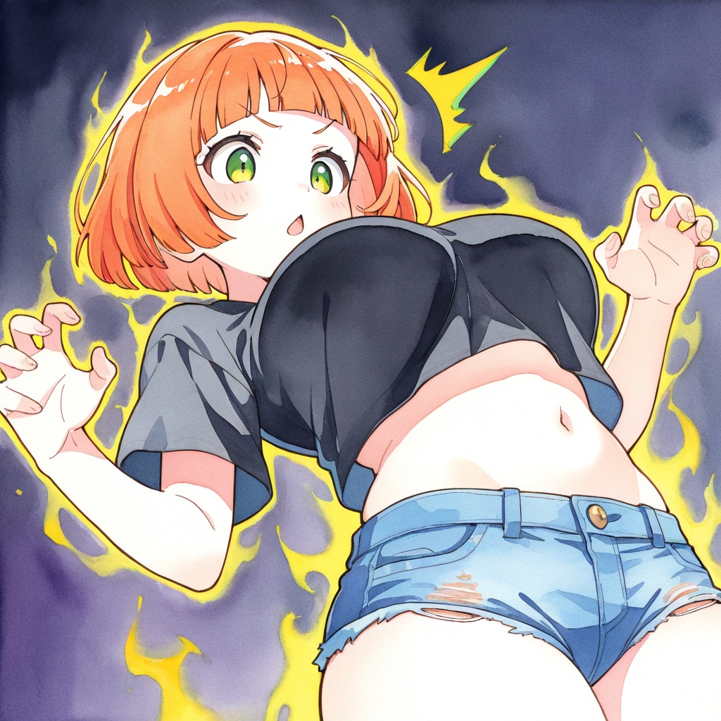 おっきくなっちゃった👀 | の人気AIイラスト・グラビア