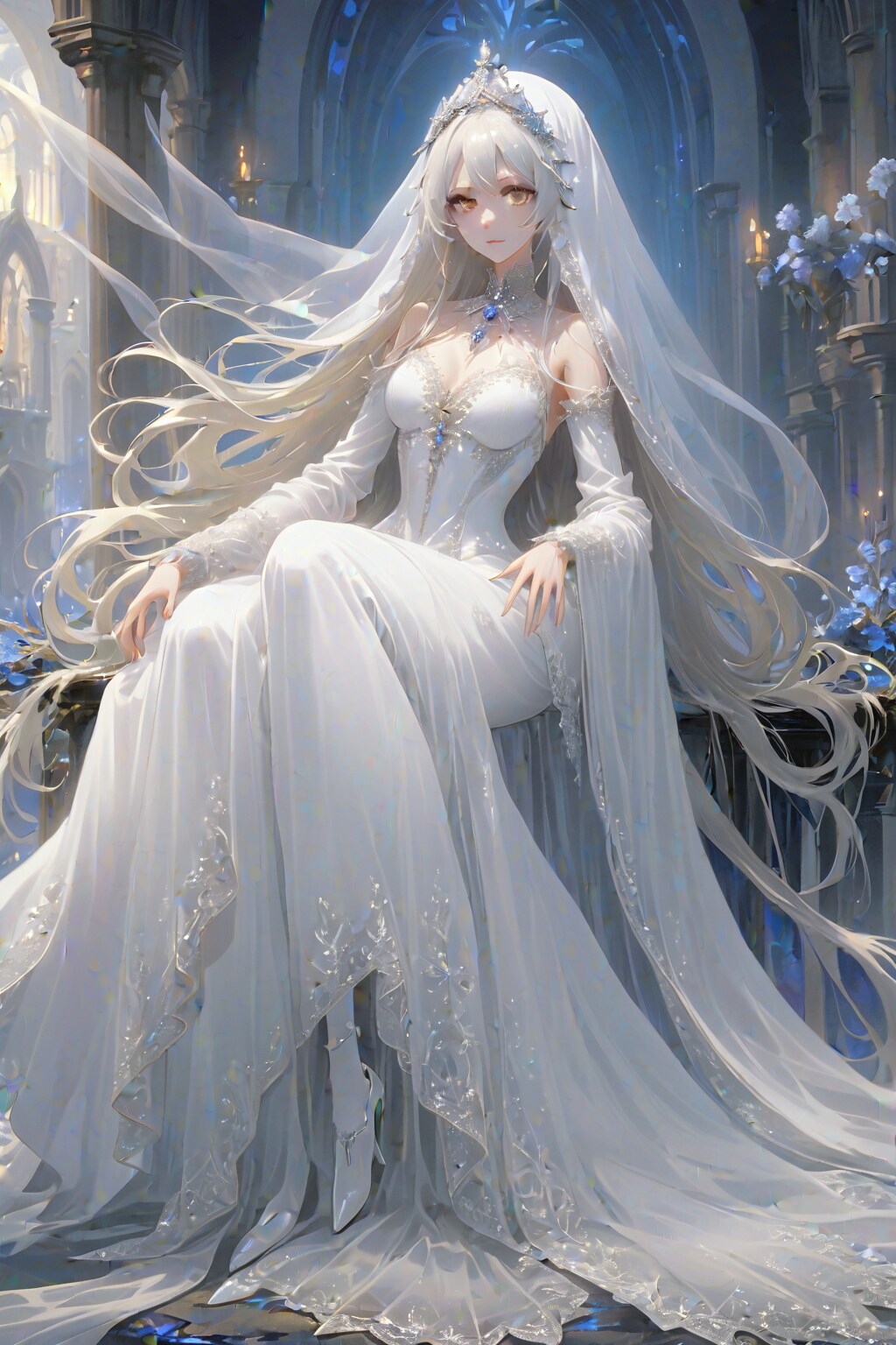 王妃のロングドレスXL