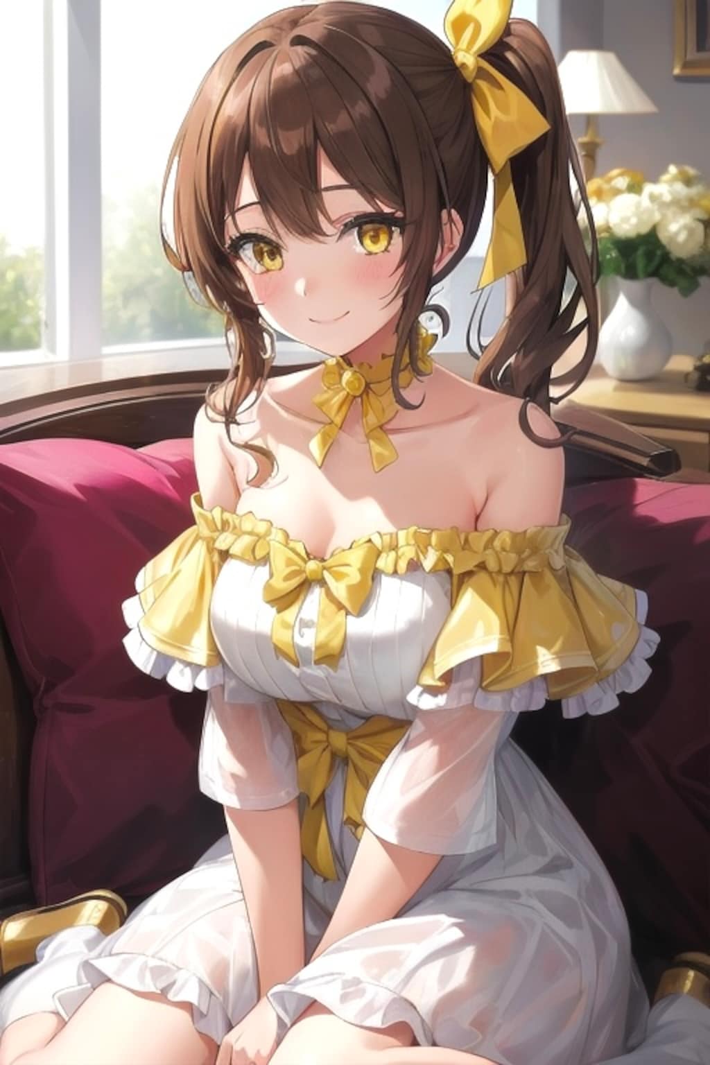 初サイドテールで記念日のお写真📷💛