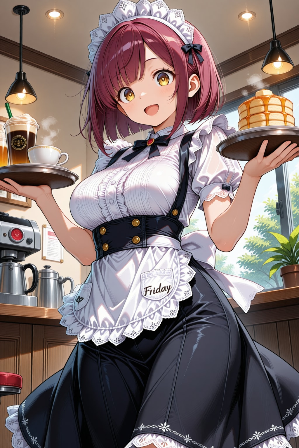 おはようございます（挨拶メイドの芽衣ちゃん）