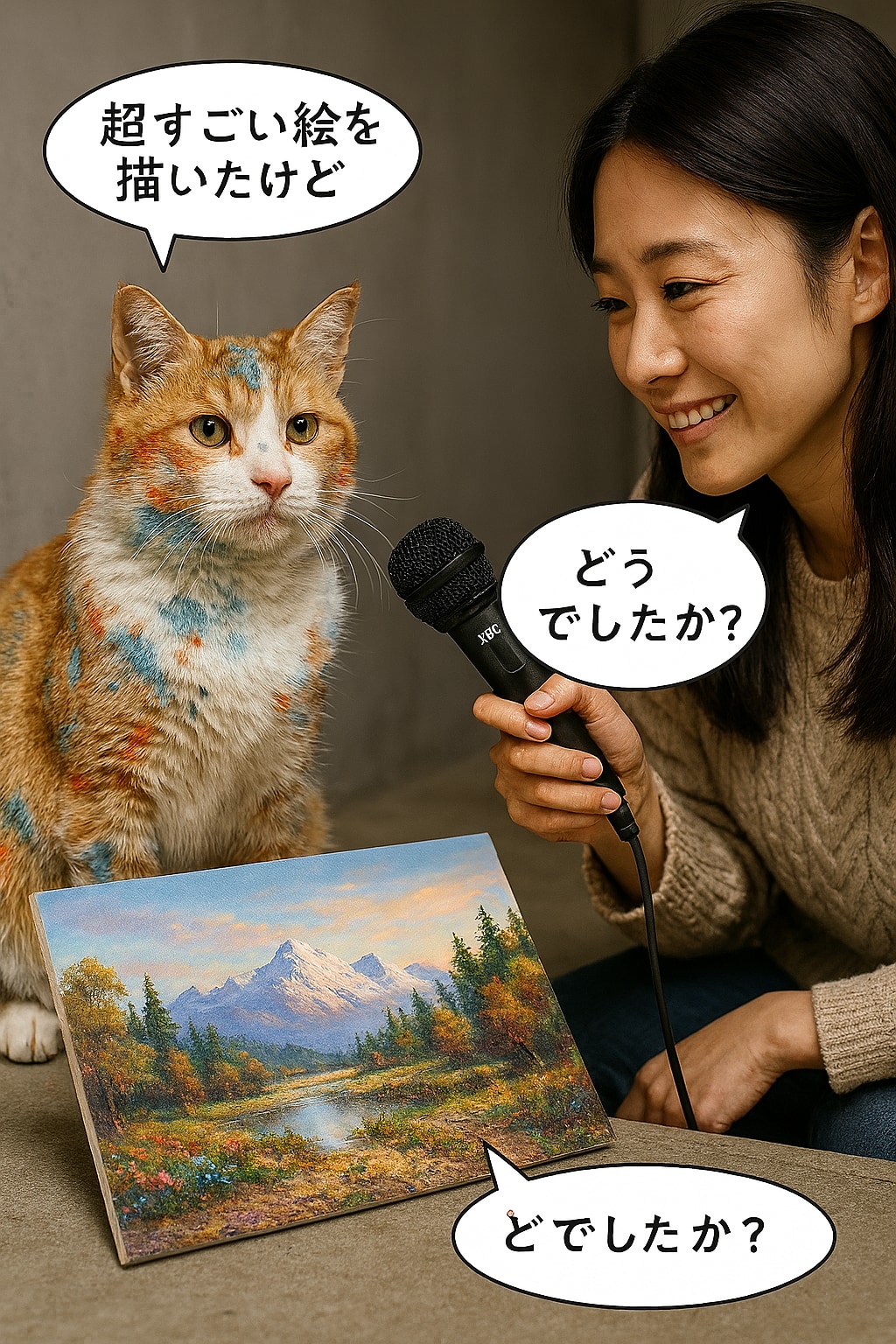 ねこさまにインタビュー