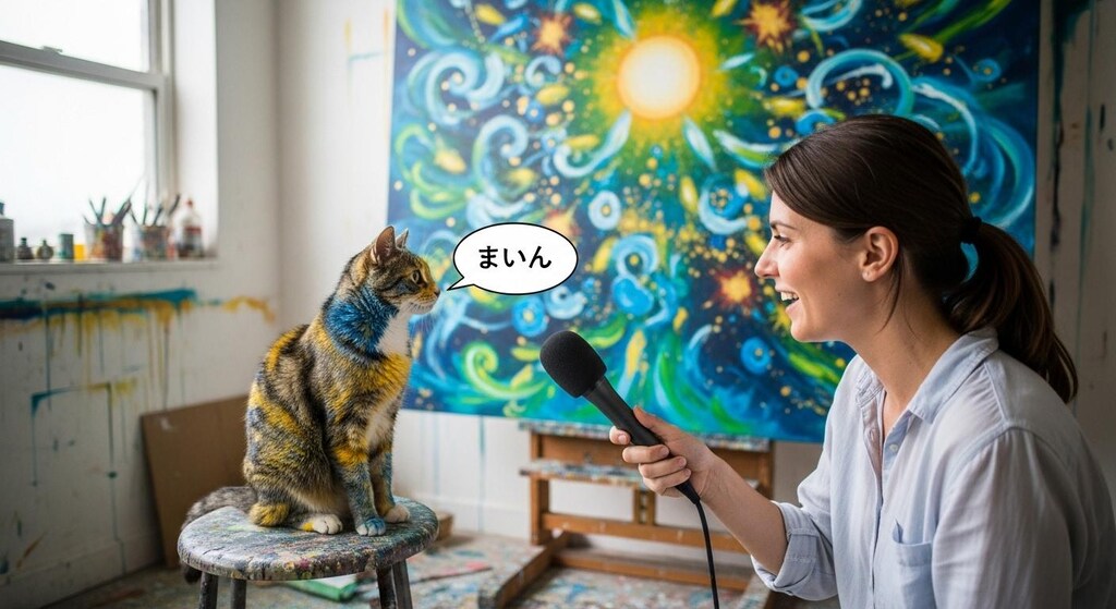 ねこさまにインタビュー