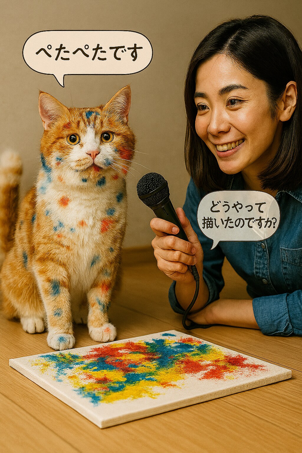 ねこさまにインタビュー