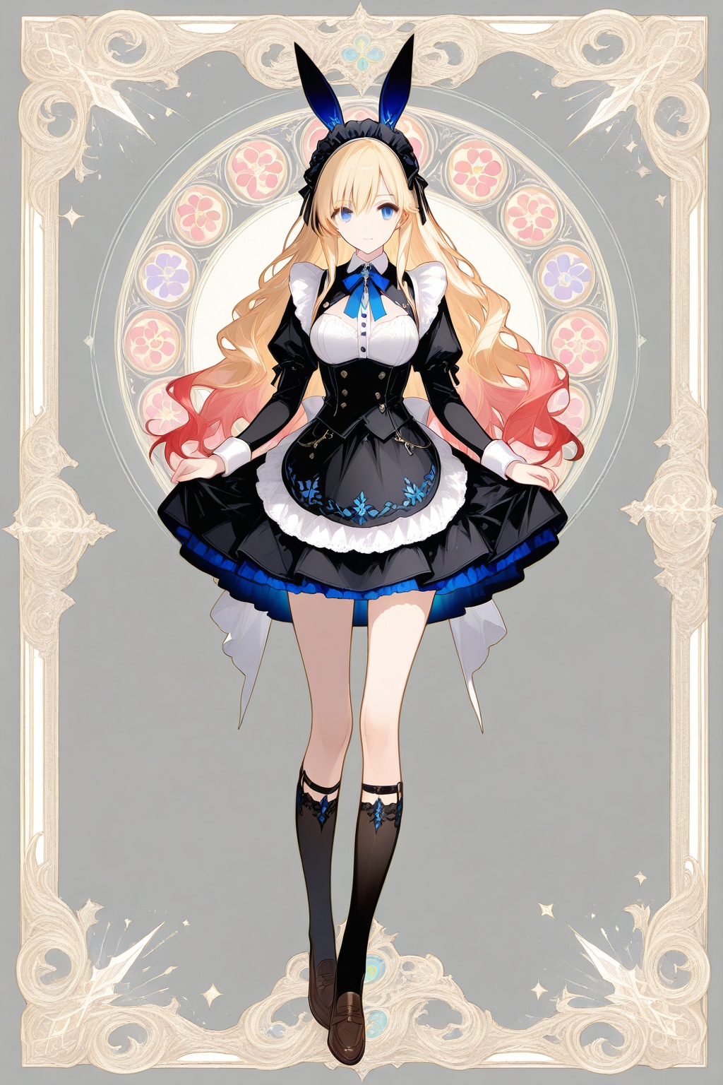 ウサ耳のメイド