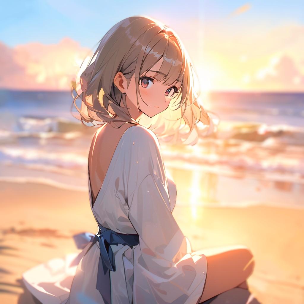 黄昏少女 | の人気AIイラスト・グラビア