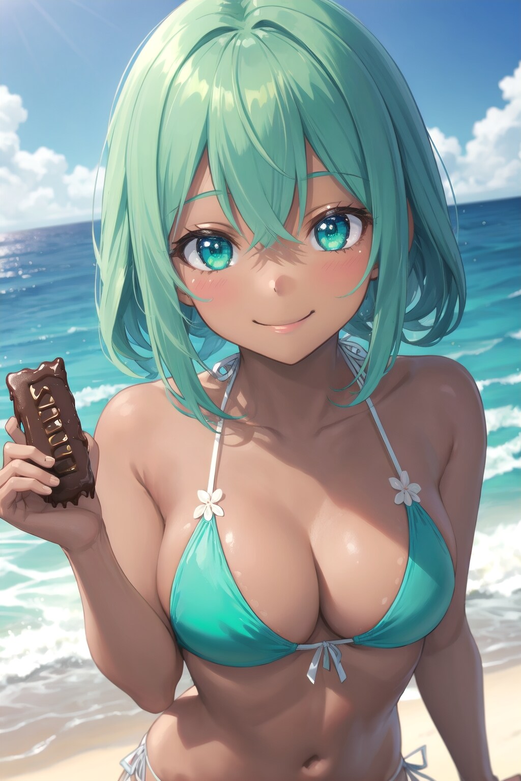 チョコミントな娘と常夏のバレンタイン
