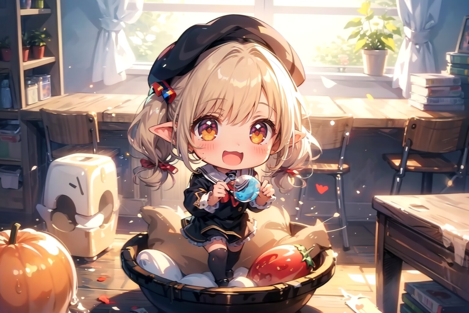 ウマ耳と尻尾不発動、エルフ耳が生成されました。 | の人気AIイラスト・グラビア