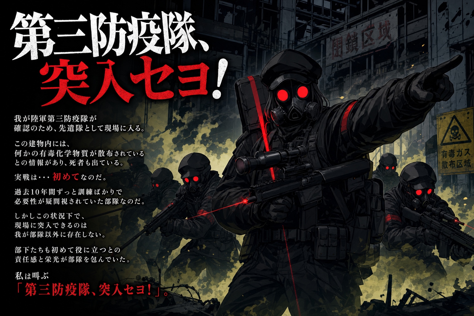 第三防疫隊、突入セヨ!