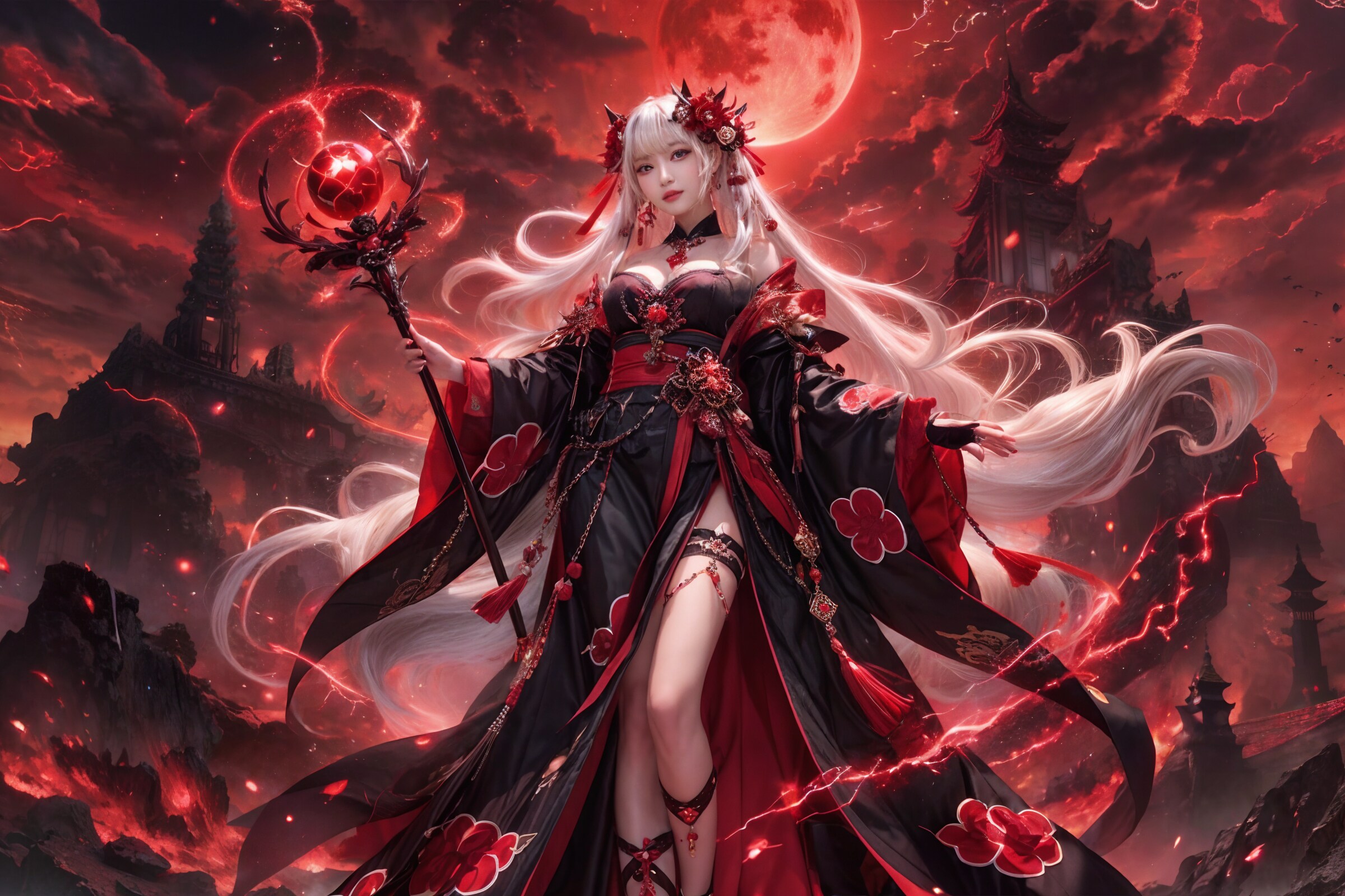 Red Bad Girl | の人気AIイラスト・グラビア