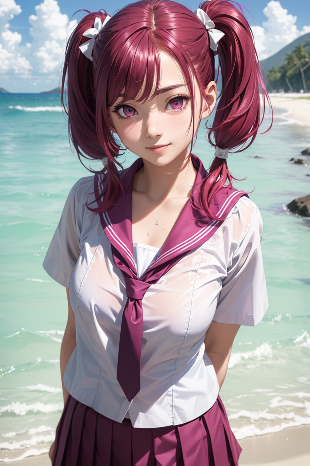 濡れたセーラー服[12作品]/wet serafuku