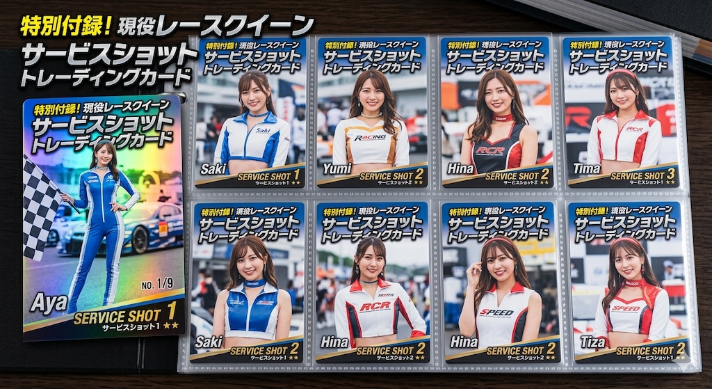 特別付録のトレーデングカード