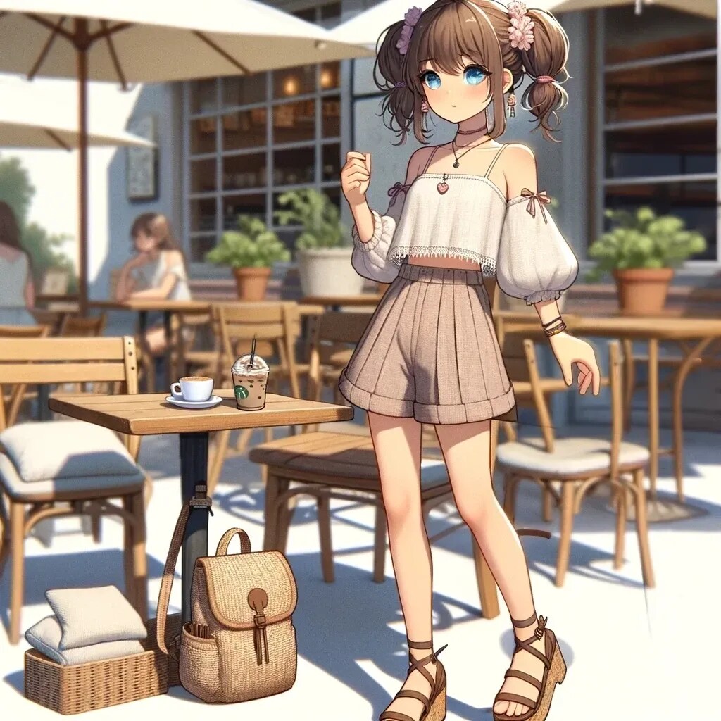 カフェで待ち合わせ