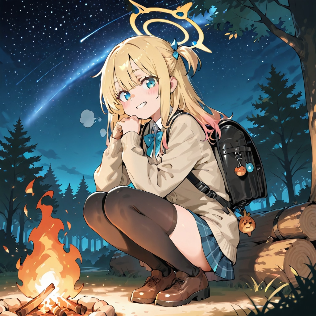 キャンプの天使 | の人気AIイラスト・グラビア