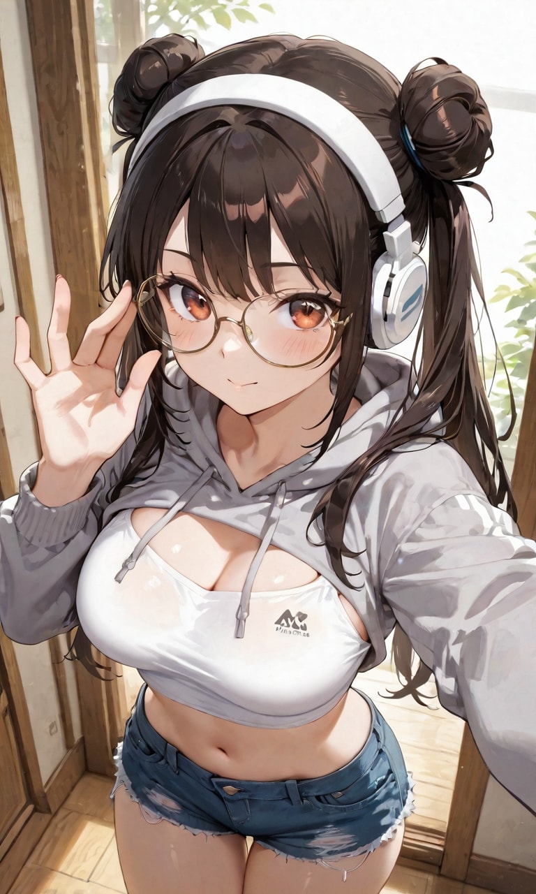 イヤでも見せつけるあの子 | の人気AIイラスト・グラビア