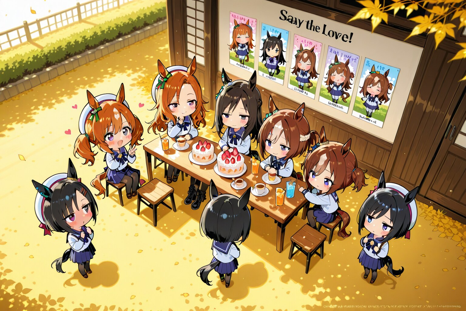 ポスターを貼ってある-♪。 | の人気AIイラスト・グラビア