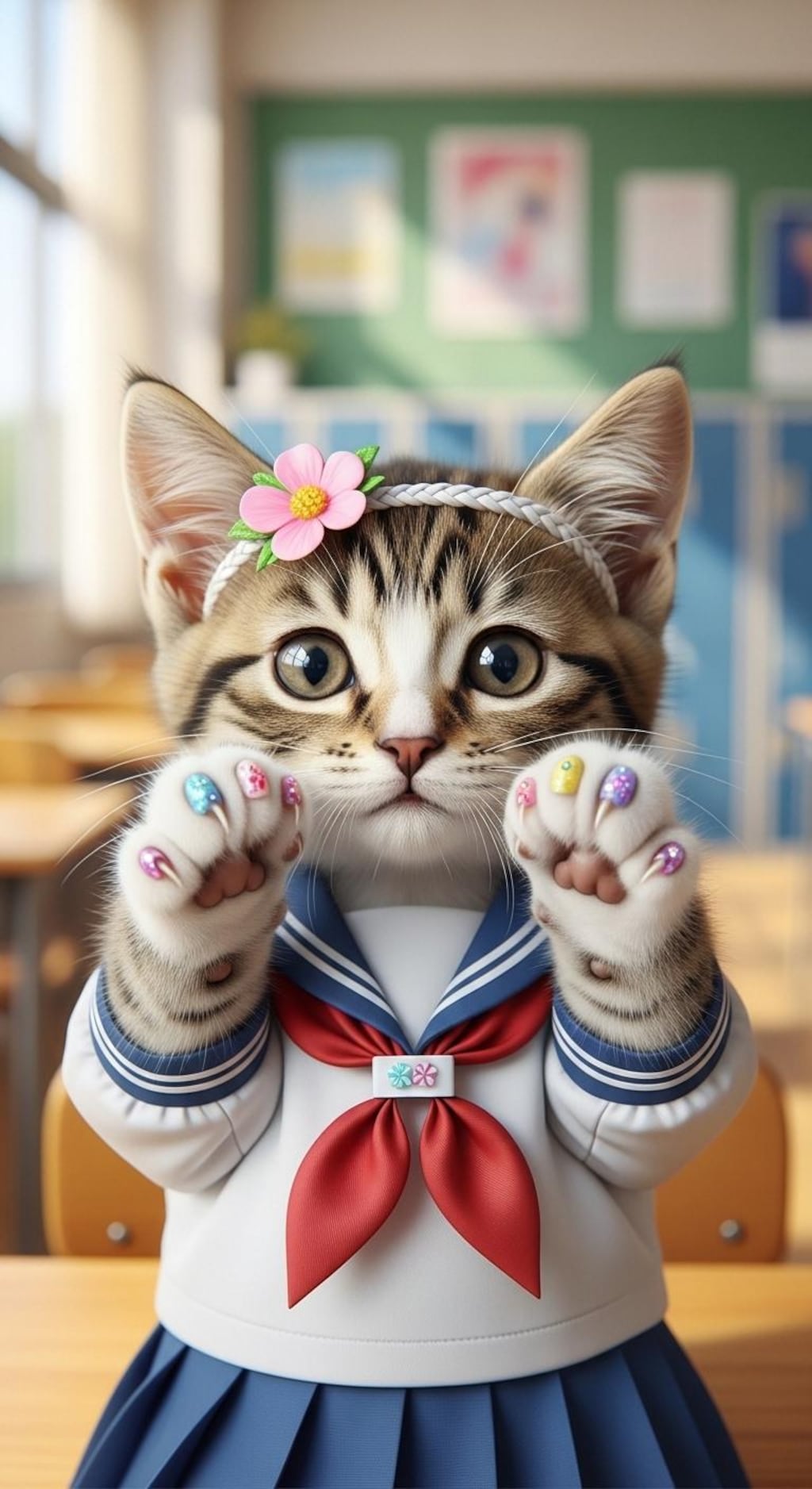 ポリッシュにゃんにゃん《ネイルアートみてー》