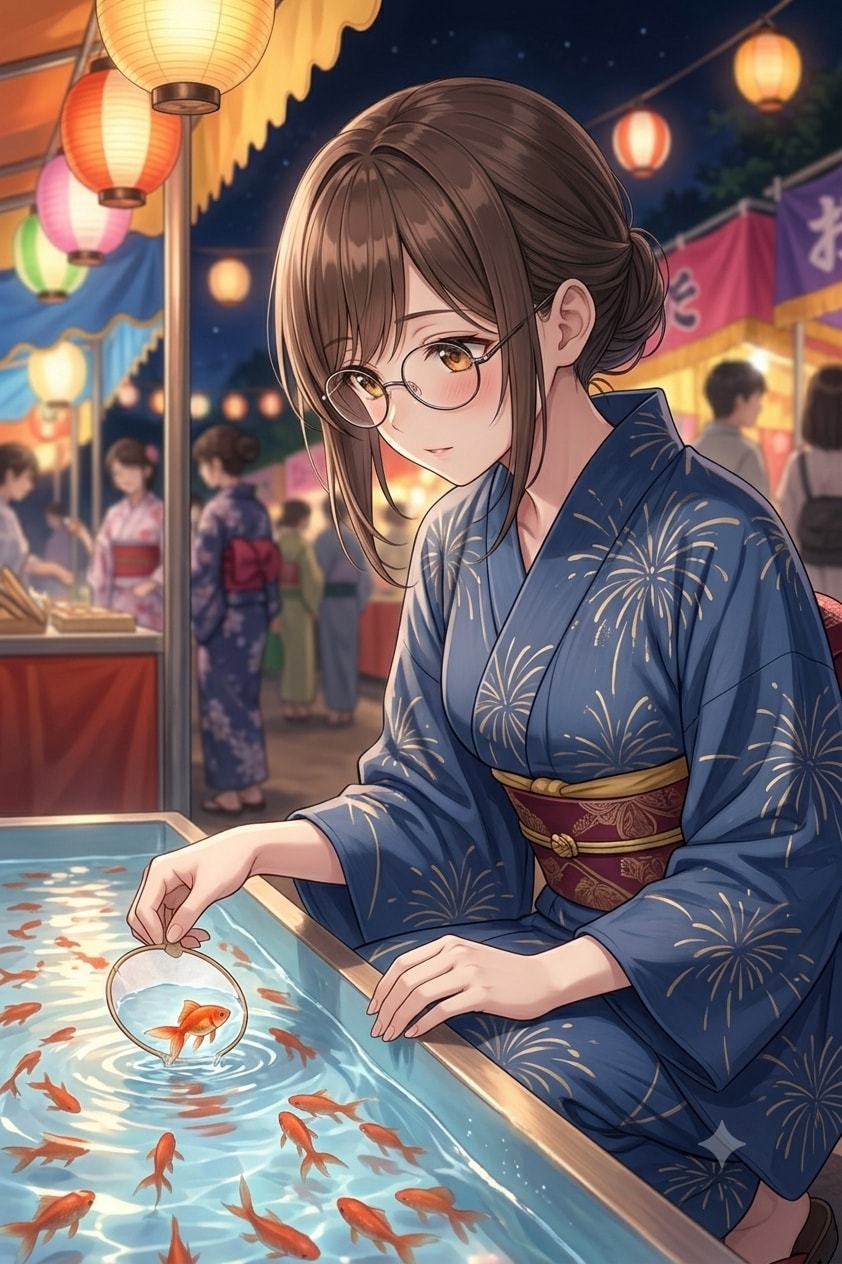 久しぶりに夏祭りに来た元人妻
