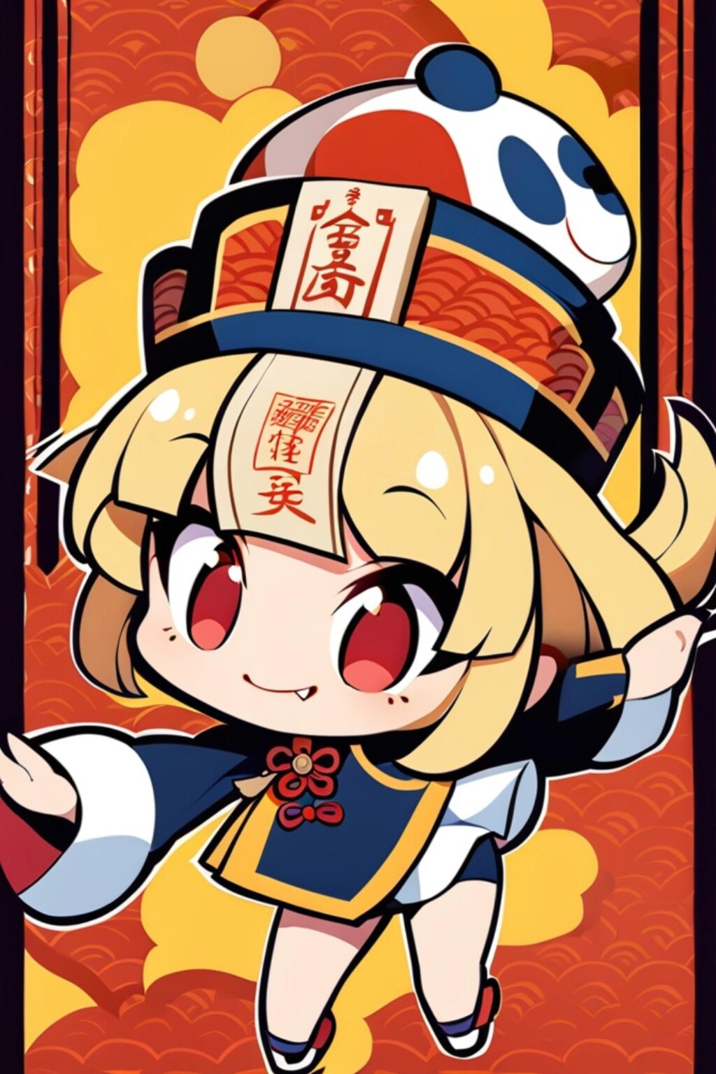 金髪のキョンシーちゃん