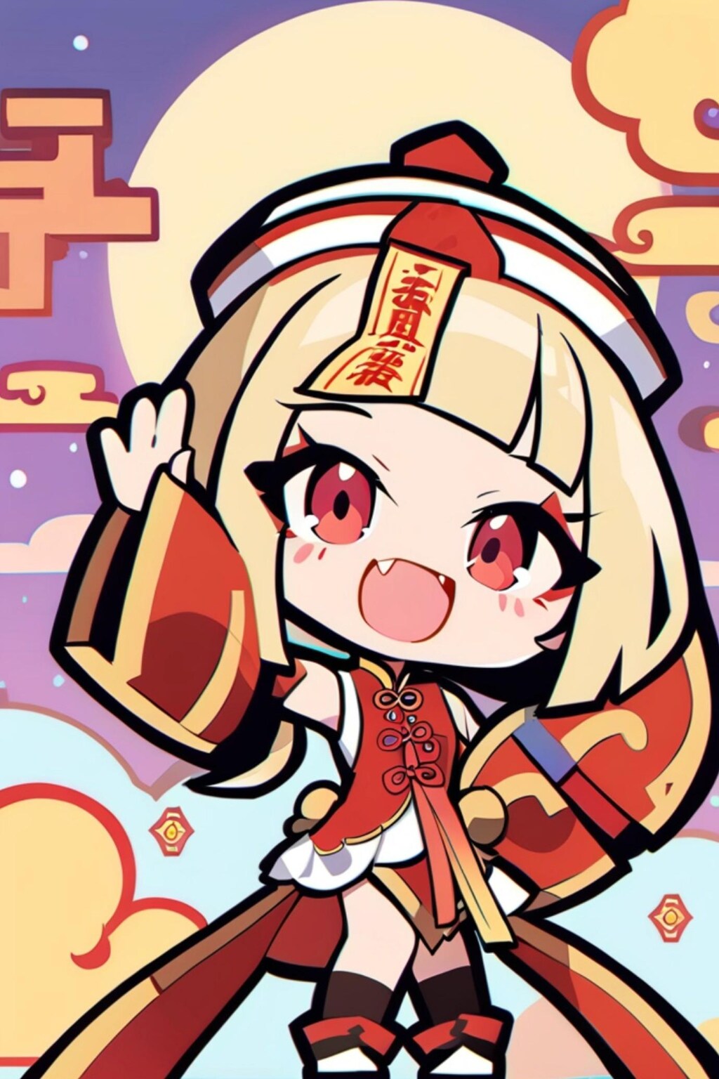 金髪のキョンシーちゃん