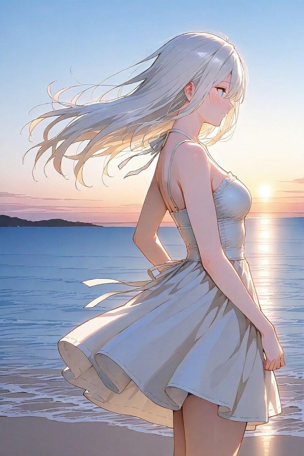 海辺の少女