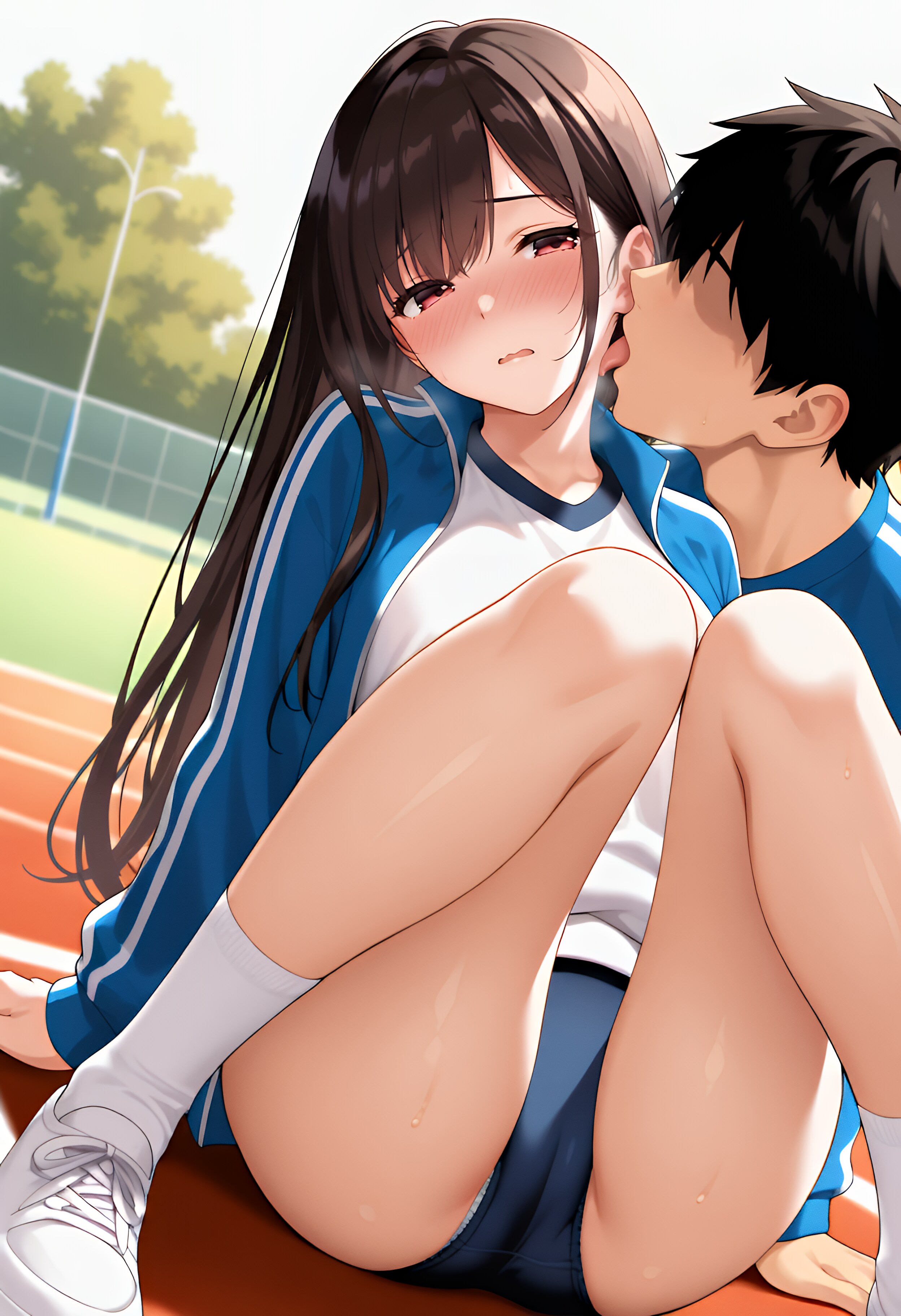 体育女子は舌に弱い