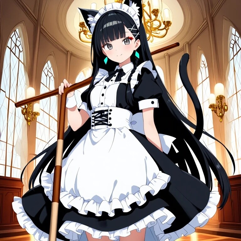 お掃除です