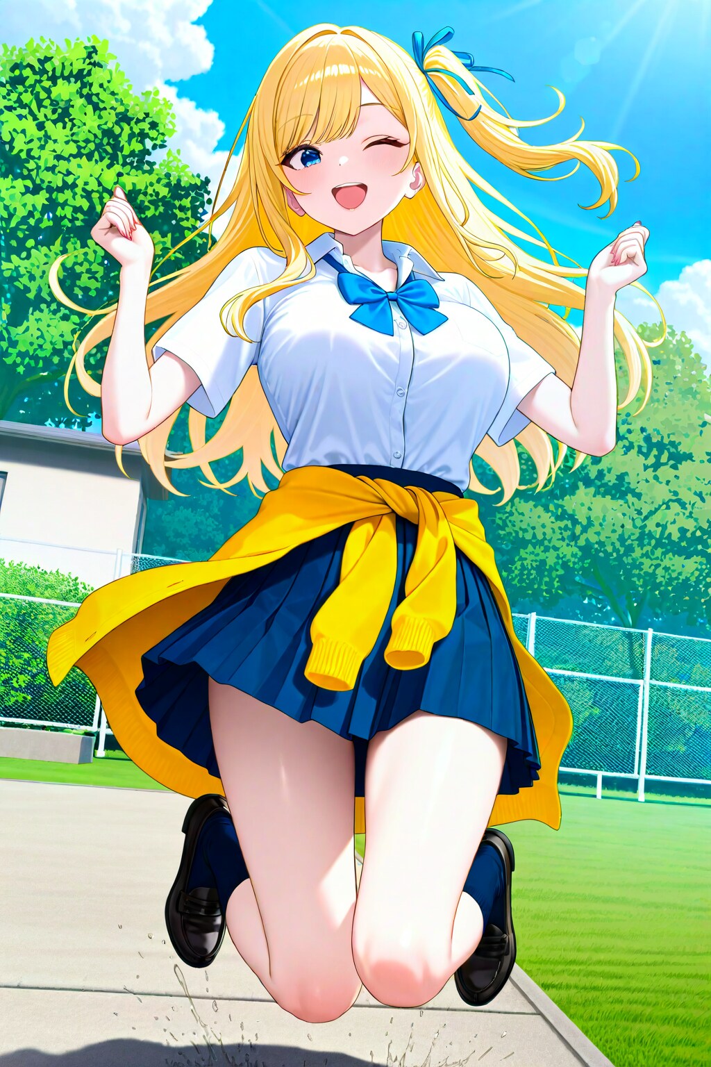 ナミちゃん制服ジャンプ