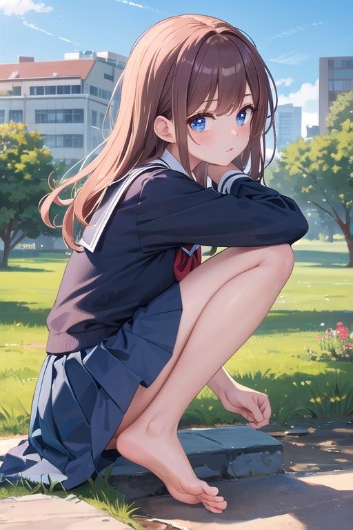 素足の少女
