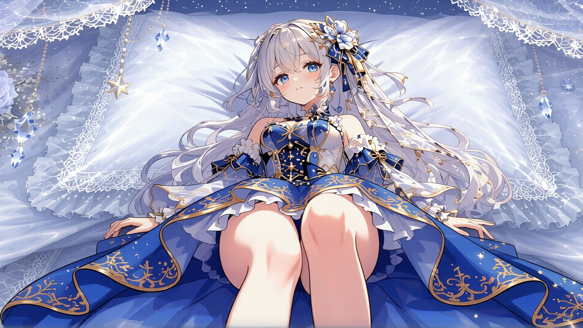 銀髪少女とドレス　その15-2