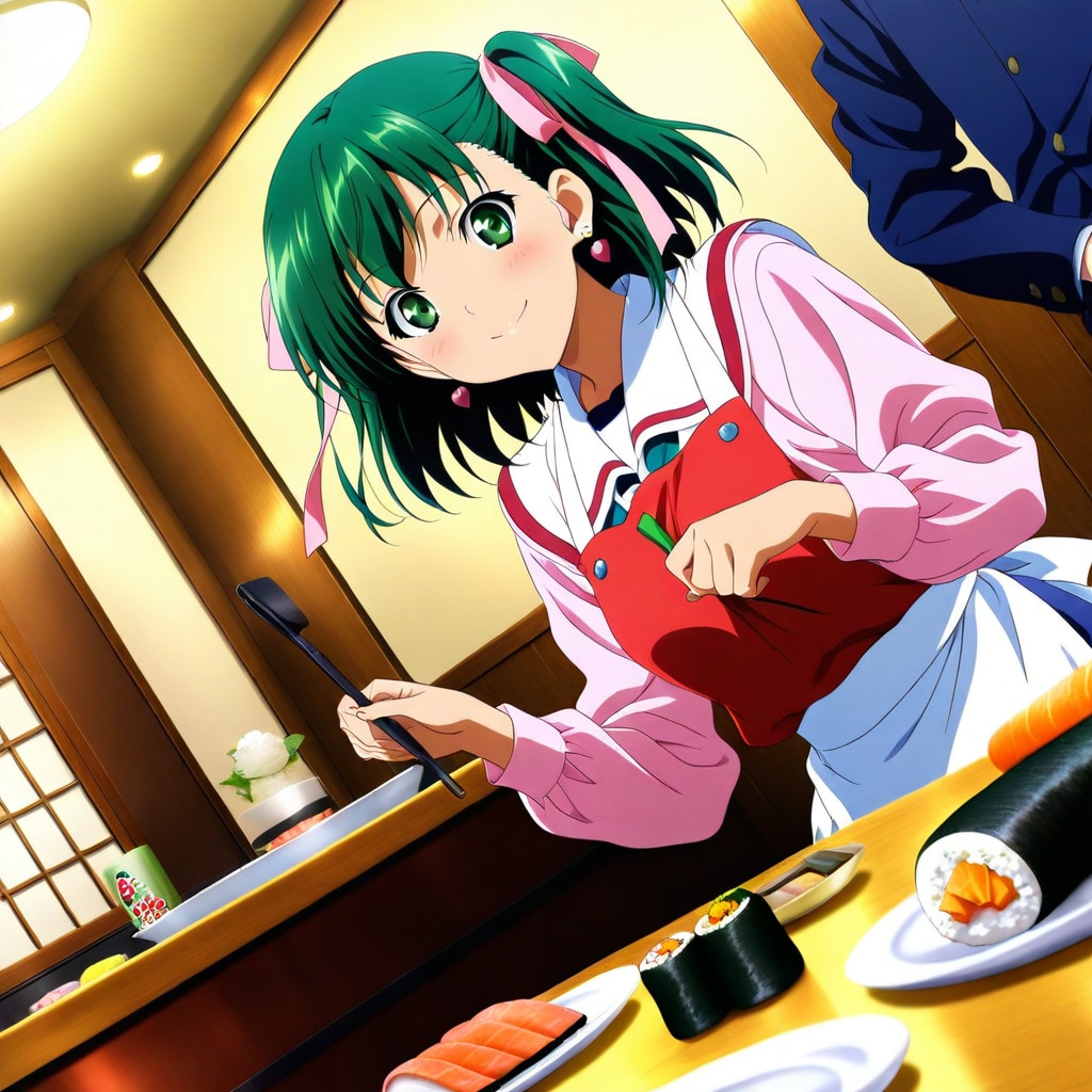 課外授業で寿司作りに挑むちよるちゃんだったが……