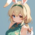 ツクヨミノシンシチャイナドレス＋スク水騎乗位 2枚目