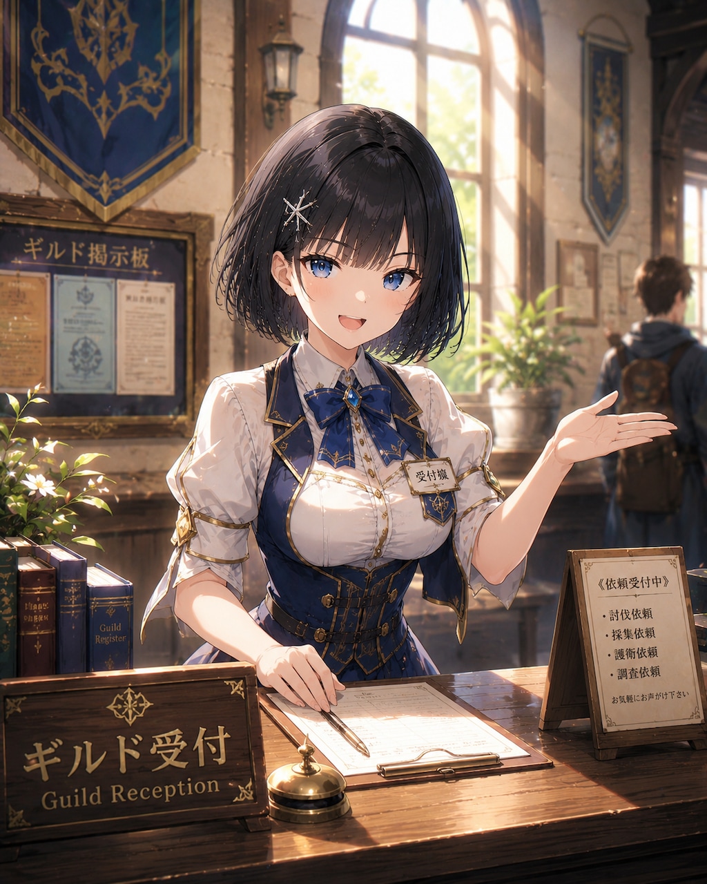 ギルドの受付嬢