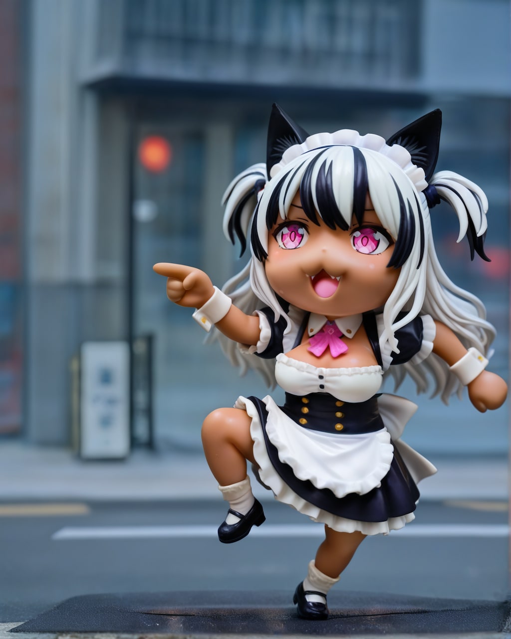 久々の現場ネコフィギュア