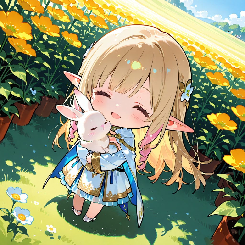 ちっちゃいエルフ姫 | の人気AIイラスト・グラビア